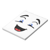 BLAUE MIT AUGEN NOTIZBLOCK (Rotiert)
