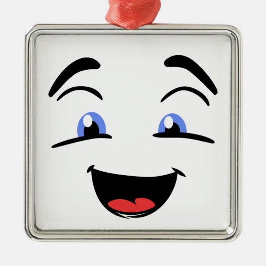 BLAUE MIT AUGEN ORNAMENT AUS METALL (Vorne)