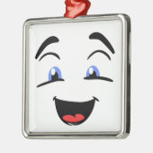 BLAUE MIT AUGEN ORNAMENT AUS METALL (Links)