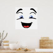 BLAUE MIT AUGEN POSTER (Küche)