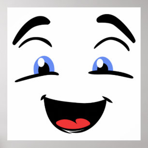 BLAUE MIT AUGEN POSTER