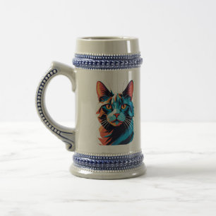 Blaue Mit Augen Purrfektion Tasse