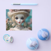 Blaue Mit Augen Vintage Puppe Flyer (Einzeln)