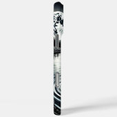 Blaue Mit Augen Wolf Night Art Case-Mate iPhone Hülle (Rückseite / Rechts)