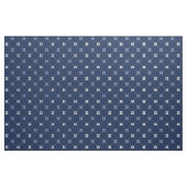 Blaue Mittelmeer-Fliesen | Blumenmuster Stoff (Yard (91,4 cm))