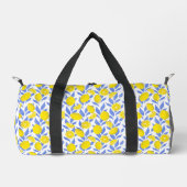 Blaue Mittelmeer-Zitronen Duffle Bag (Vorderseite)