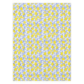 Blaue Mittelmeer-Zitronen Tischdecke (Vorderseite)