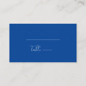 Blaue Mittelmeerküste und Zitrusfrüchte Platzkarte (Rückseite)