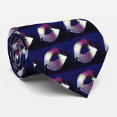 Blaue Mitternachtsmaskerade Krawatte (Gerollt)