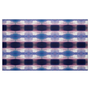 Blaue Mode Stoff