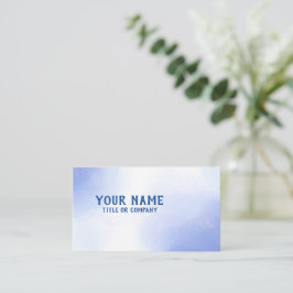 Blaue moderne Designvorlage Business Card Visitenkarte