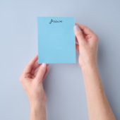 Blaue moderne elegante einfache professionelle Nam Flyer (Gruppe)