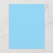 Blaue moderne elegante einfache professionelle Nam Flyer (Hinten)