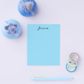 Blaue moderne elegante einfache professionelle Nam Flyer (Einzeln)