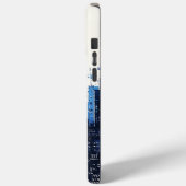 Blaue, moderne Stadt Case-Mate iPhone Hülle (Rückseite / Links)