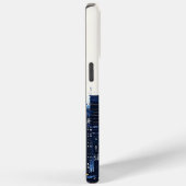 Blaue, moderne Stadt Case-Mate iPhone Hülle (Rückseite / Rechts)