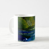 Blaue Mohnblumen-Tasse Kaffeetasse (Vorderseite Links)