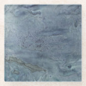 Blaue Mond Glas Untersetzer (Vorderseite)