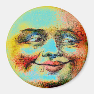Blaue Mond Magnet
