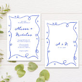 Blaue Monografie Einladung