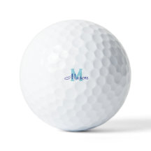 Blaue Monogramm Mason Golfbälle
