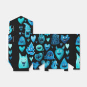 Blaue Monster Geschenkschachtel (Ungefaltet)