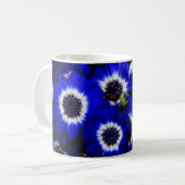 Blaue Montage Kaffeetasse (Vorderseite Links)