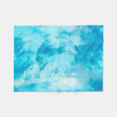 BLAUE MOON ARTISTIC NIGHT SKY FLEECEDECKE (Vorderseite (Horizontal))