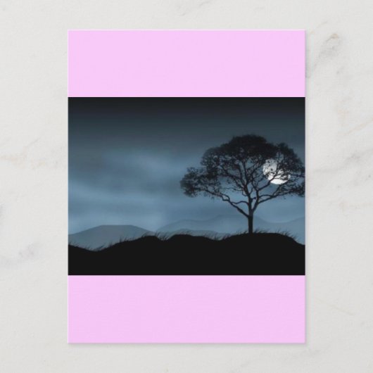 BLAUE MOON POSTKARTE (Vorderseite)