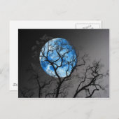 BLAUE MOON POSTKARTE (Vorne/Hinten)