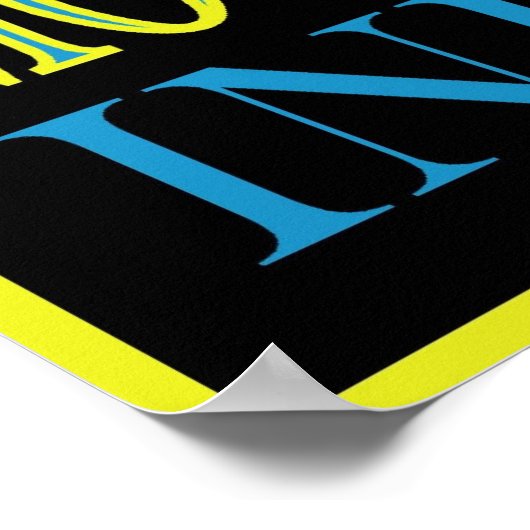 BLAUE MOONSHINE INDICA POSTER (Ecke)