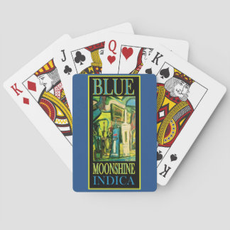 BLAUE MOONSHINE INDICA SPIELKARTEN