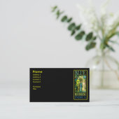 BLAUE MOONSHINE INDICA VISITENKARTE (Stehend Vorderseite)