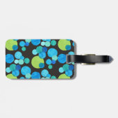 Blaue Moore, Gepäckmarke, blau, grün, schwarz Gepäckanhänger (Rückseite horizontal)