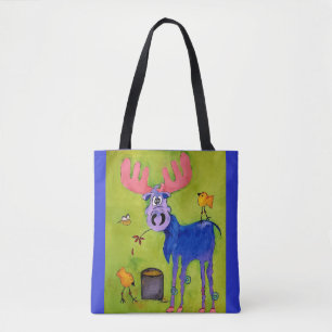 Blaue Moose Tasche