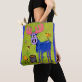 Blaue Moose Tasche (Von Nahem)
