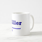 Blaue Mörderbrechstange Kaffeetasse (VorderseiteRechts)
