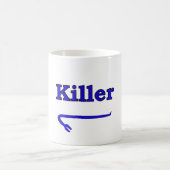 Blaue Mörderbrechstange Kaffeetasse (Mittel)