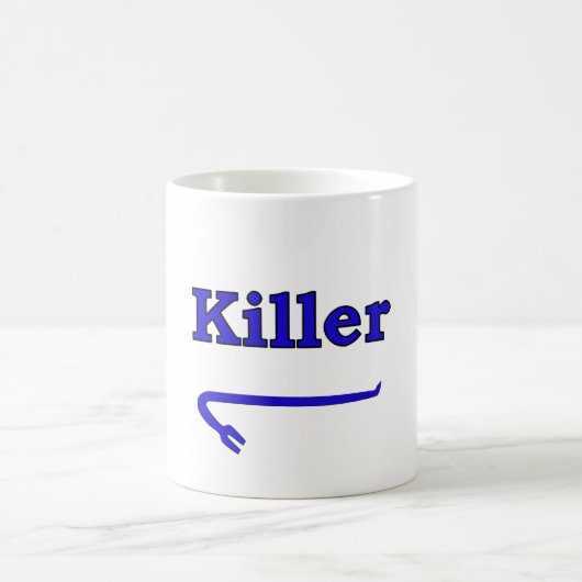 Blaue Mörderbrechstange Kaffeetasse (Mittel)