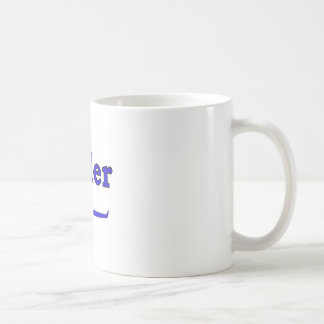 Blaue Mörderbrechstange Kaffeetasse