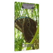 Blaue Morpho Butterfly Naturfotografie Klemmbrett (Rechts)