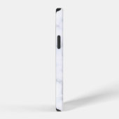 Blaue Morpho Schmetterlinge im Marmorflug iPhone Hülle (Rechte Seite)