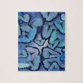 Blaue Morpho Schmetterlinge Puzzle (Vertikal)