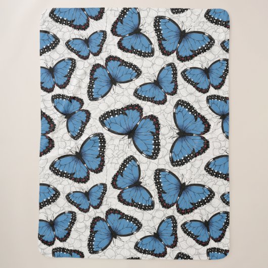 Blaue Morpho-Schmetterlinge Sherpadecke (Vorderseite)