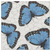 Blaue Morpho-Schmetterlinge Stoff (Nahaufnahme)
