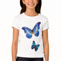 Blaue Morpho Schmetterlinge