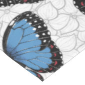 Blaue Morpho-Schmetterlinge Tischdecke (Schrägansicht)