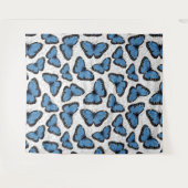 Blaue Morpho-Schmetterlinge Wandteppich (Vorderseite (Horizontal))