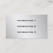 Blaue Mosaik-Fliesen-Visitenkarten Visitenkarte (Rückseite)