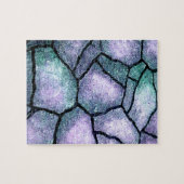 Blaue Mosaik Puzzle (Horizontal)